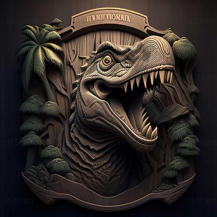 3D model Jurassic Park Interactive game (STL)